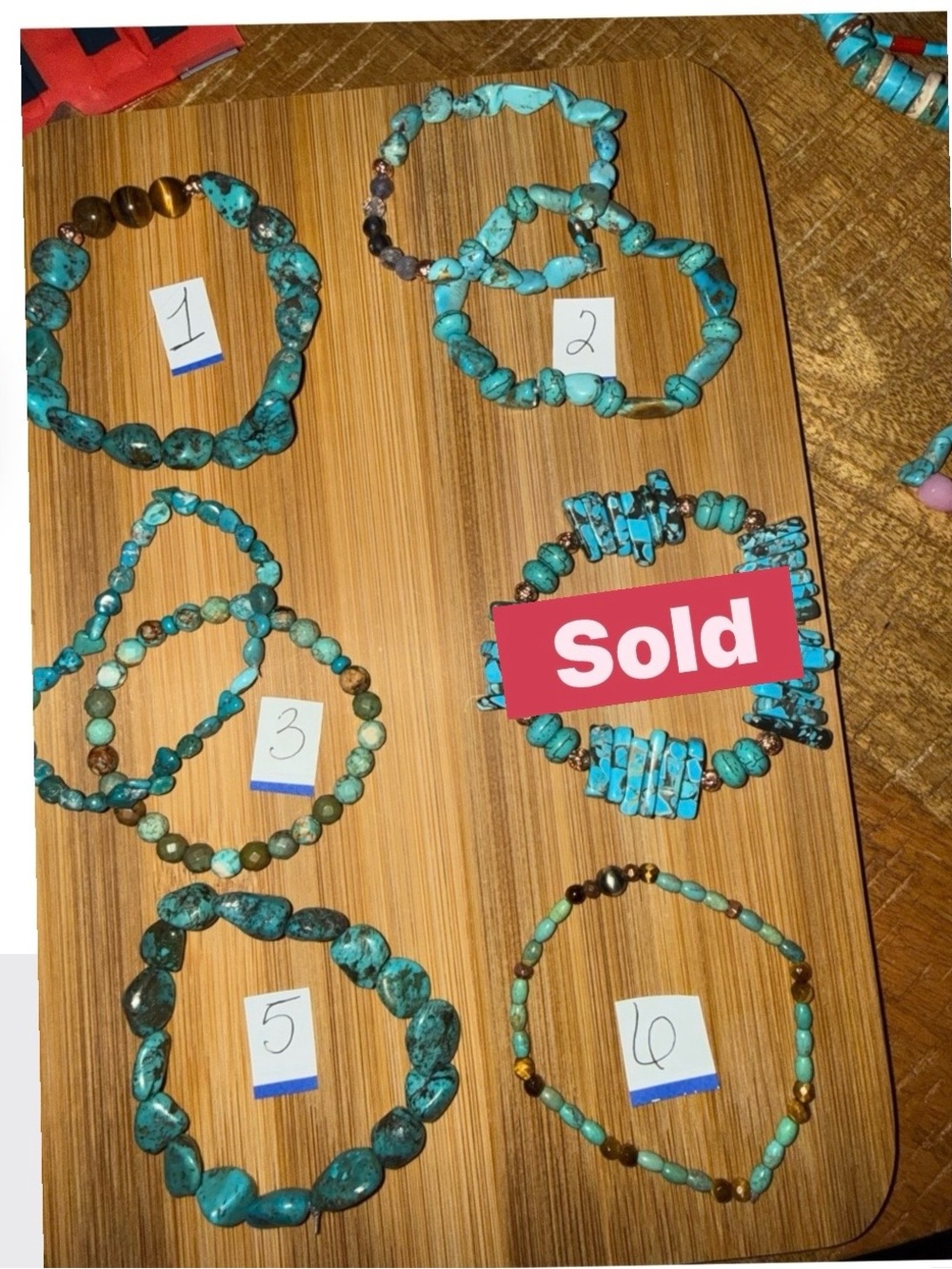 genuine authentic turquoise bracelet, your choice
